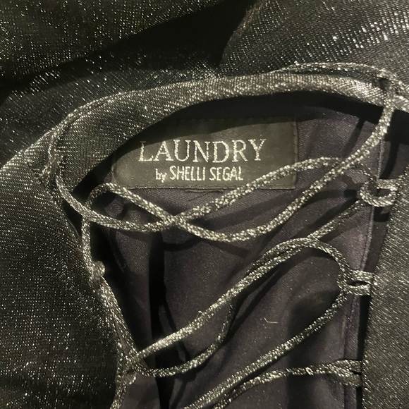 Rachel Green’s Laundry by Shelli Segal Silver/Black Dress S - Picture 7 of 7